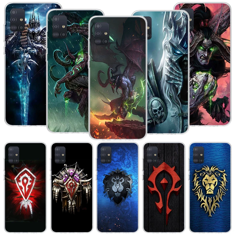 W-World Of W-Warcraft W-Wow Phone Case for Samsung Galaxy A50S A51 A70 A71 A41 A31 A21S A11 A40 A30 A20E A10 A6 Plus A8 + A7 A9