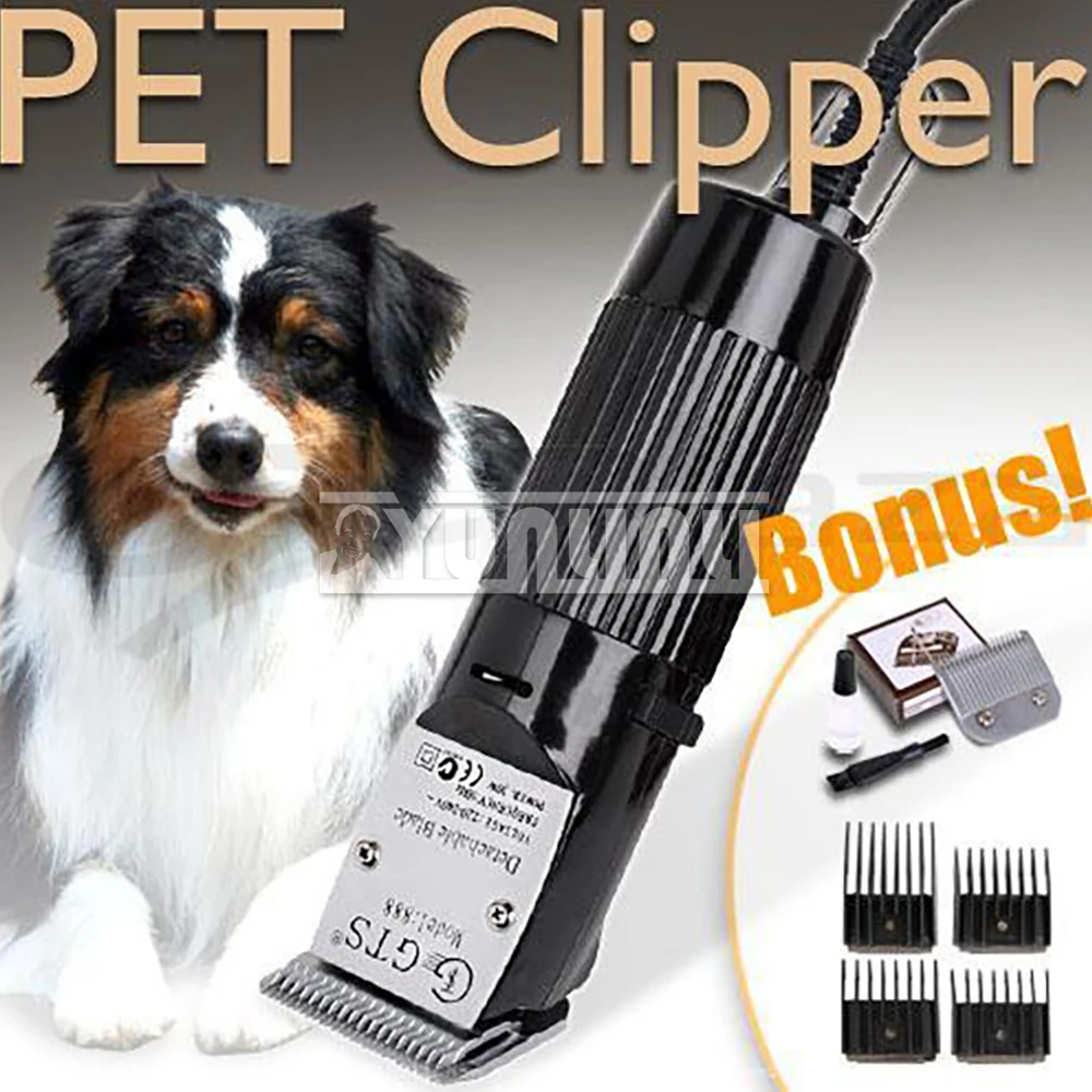 30W Pet Electric Shaver High Power Pet Hair Clipper 110V/220V Dog Hair Clipper Pet Hair Shaving Equipment GTS888