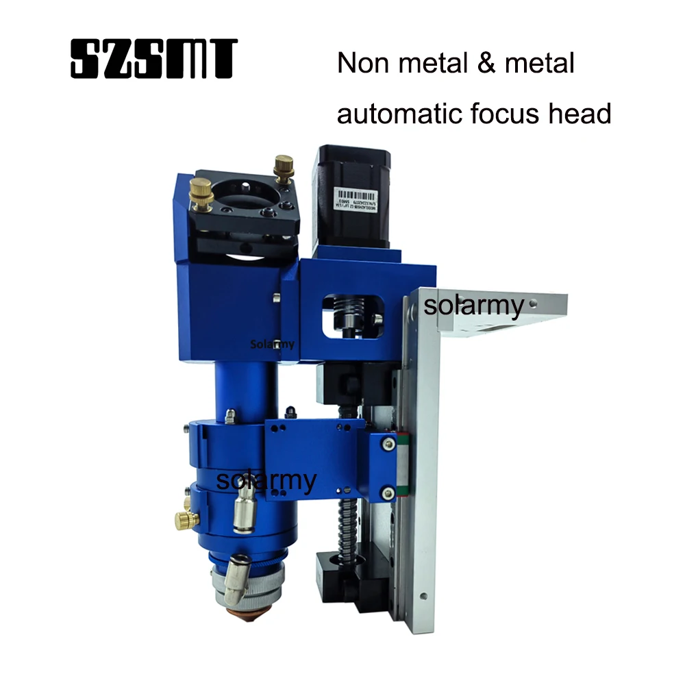CO2 High Power Water Cooling Non-Metallic & Metallic Autofocus Cutting Head For 130-500W Laser Cutting Machine