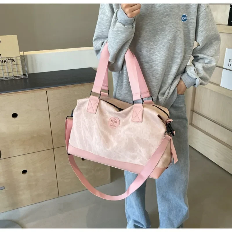 2024 Fashion Casual Shoulder Bag High Quality Large Capacity Travel Bag for Outgoing Travel Zipper Crossbody PU HOT SALE