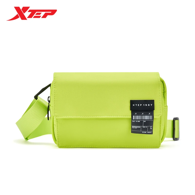 Xtep Messenger Bag Men Women Crossbody Solid Color Causal Shoulder Bags Climbing Training Trekking Satchel Bag 877337130010