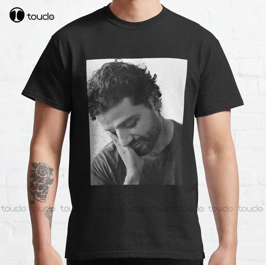 Oscar Isaac  Classic T-Shirt  Tee Shirts New Popular  Custom aldult Teen unisex digital printing Tee shirts