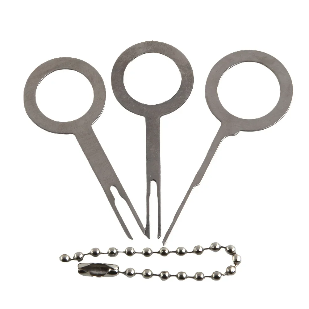 1set Auto Electrical Terminal Wiring Crimp Connector Pin Removal Key Tool Kit Auto Wiring Harness Plug Terminal Removal Tool