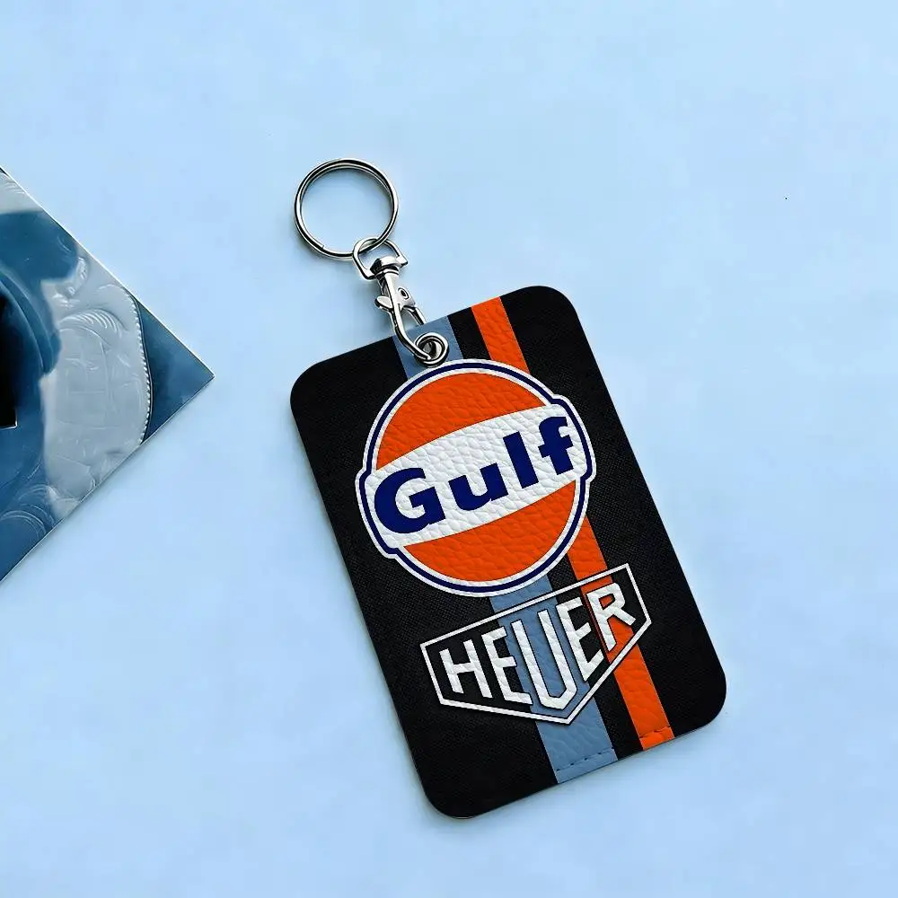 G-Gulfs Racing Kartenhalter, Schutzhülle für Studentenausweise, Schutzhüllen für Studentenausweise, Schlüsselanhänger, Anti-Verlust – Detail 6