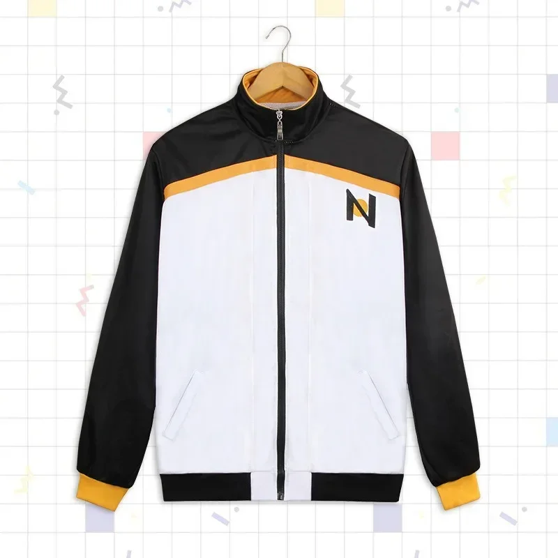 Anime Subaru Natsuki Cosplay Costume Sportswear Re:Zero kara Hajimeru Isekai Seikatsu Jacket Pants Suit Black White Tracksuit