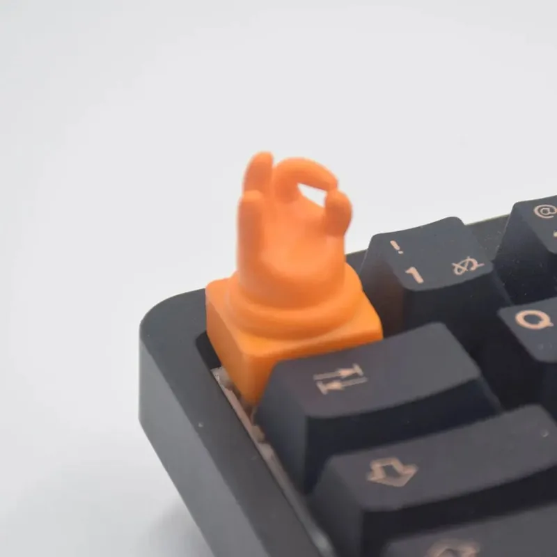 Personalized OK Gesture Keycap Are You OK Hand Shaped Artisan Cap Universal Cross Axis Mechanical Keyboard