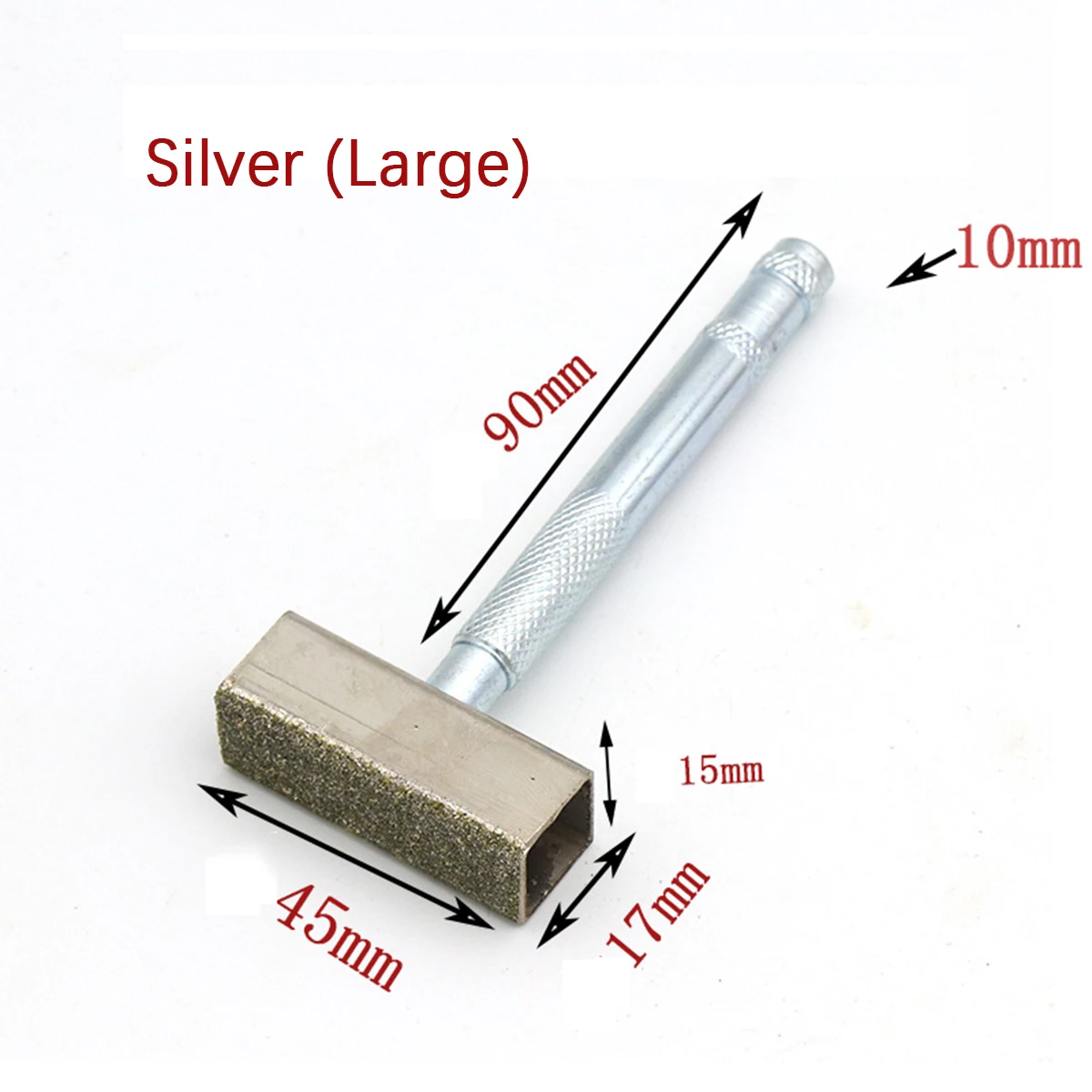 1pc 8.9*5*2.1cm handheld diamante pedra cômoda ferramenta roda cômoda truing moagem deburring vestir torno roda ferramenta de disco limpo