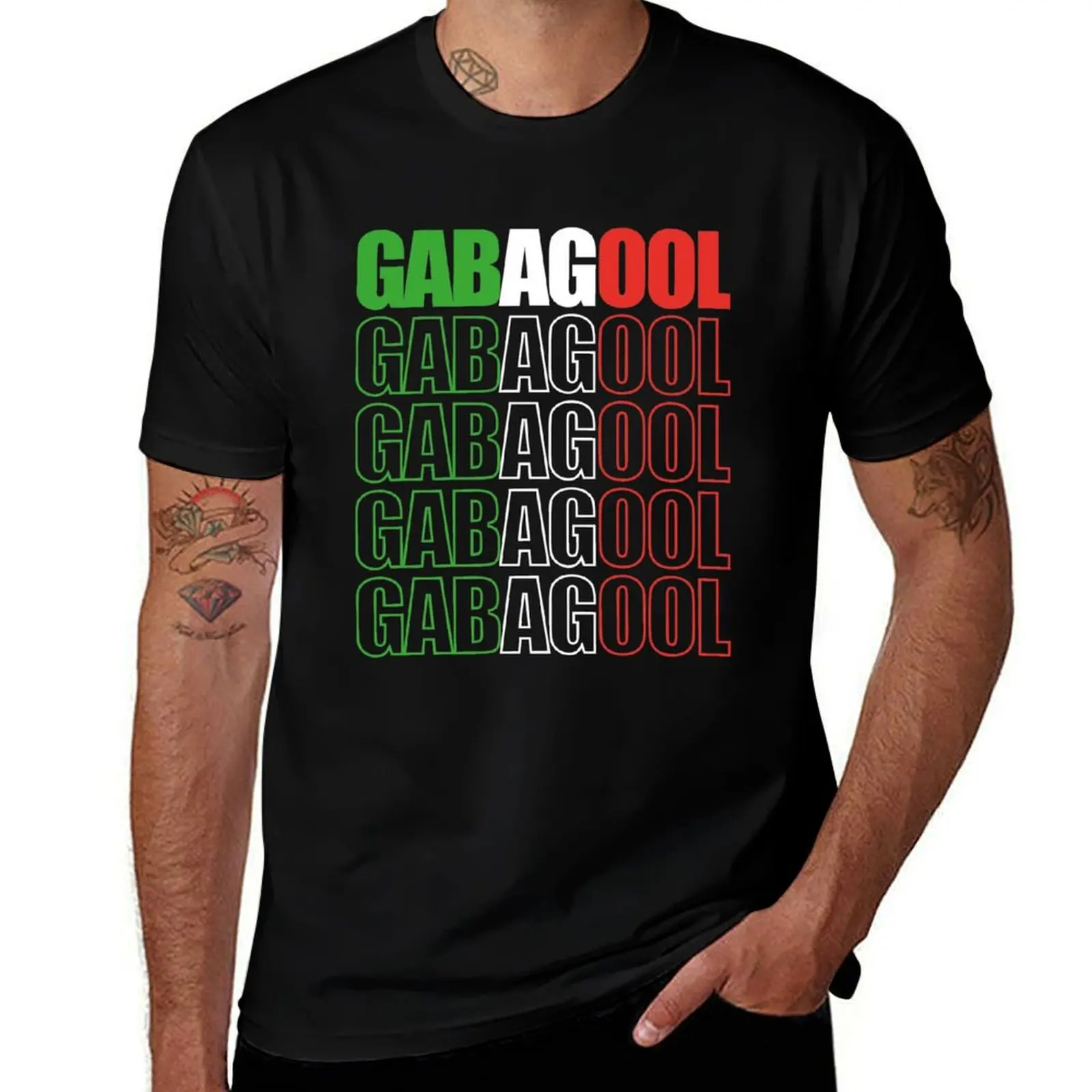 

Gabagool T-Shirt t shirt man plain cotton t shirts high quality t shirt man designer T-Shirt