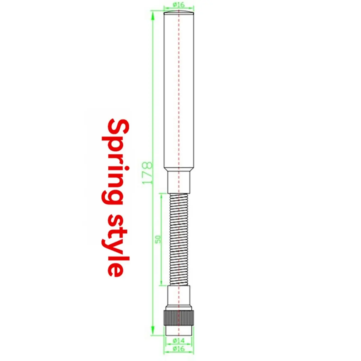 update. 600-6000MHz Spring Antenna Omnidirectional High-Gain Antenna SMA for UAV VTX Base Station Reception Transmission A