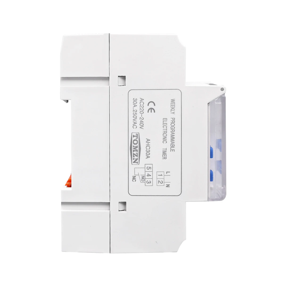TOMZN 1NO 1NC Din Rail Single Phase Weekly 7 Days Programmable Digital TIME SWITCH Relay Timer AC 220V 230V 12V 24V 48V 16A