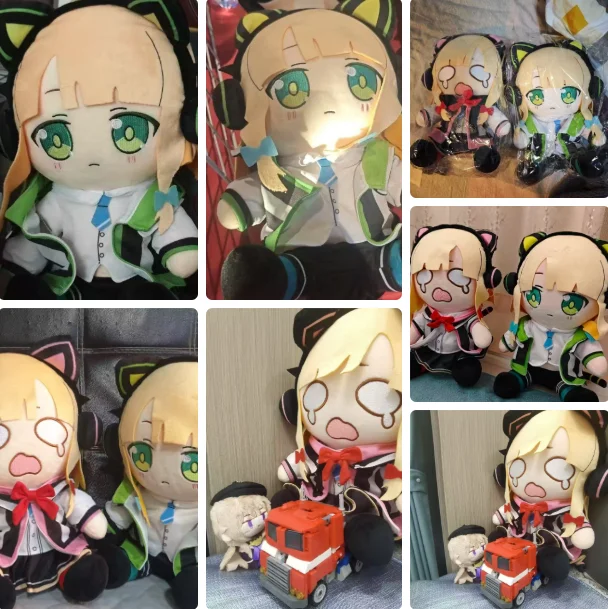 

Blue Archive The Animation Saiba Momoi Midori Saiba 30cm Plush Kawaii Pendant Figures Gift Xmas Gift Birthday Gift Collection