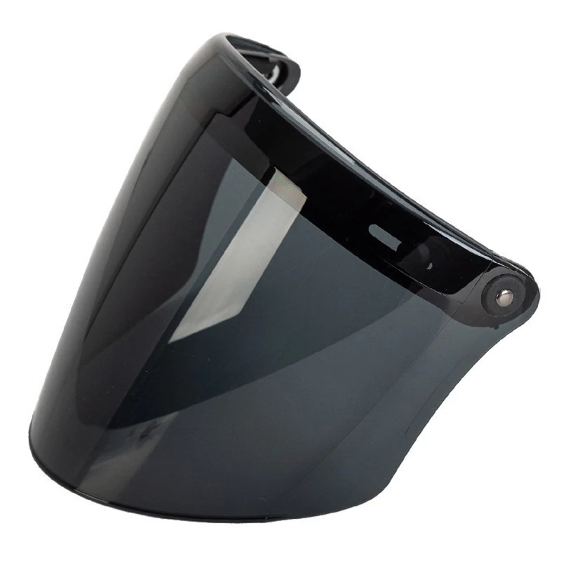 W gläser 3 Snap 3/4 Helm Schild mit FLIP UP Scharnier für TORC T50 Vintage Motorrad Helme