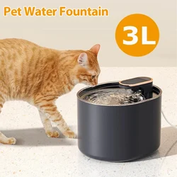 3L Cat Water Fountain Filter Automatic Sensor Drinker For Cats Feeder Pet Water Dispenser Auto Drinking Fountain For Cats