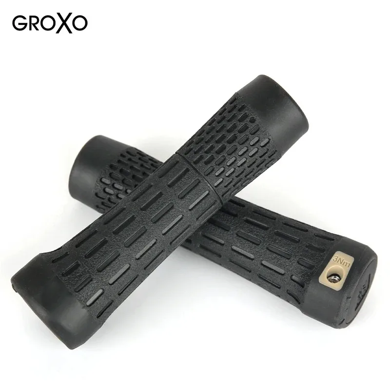 

GROXO OP2 Противоскользящие противоударные велосипедные ручки BMX, ручки для руля MTB, TPR, односторонняя фиксация, прямая ручка для велосипеда