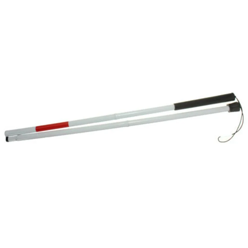 Manufacturer Wholesale Foldable Walking Cane Blind Cane Adjustable Ultra Light Hand Blind Man Cane Reflective Guide Blind Stick