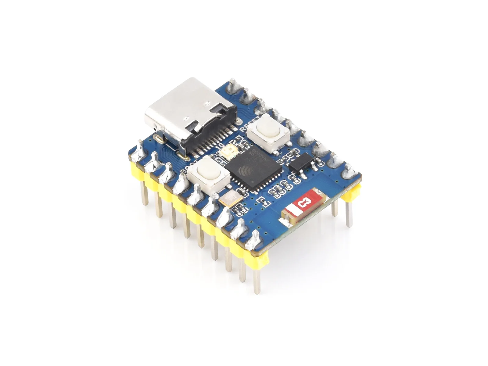 Waveshare 3pcs/Lot ESP32-S3 ESP32 S3 Mini Development, 240MHz Running Frequency, Microcontroller Support C/C++, MicroPython