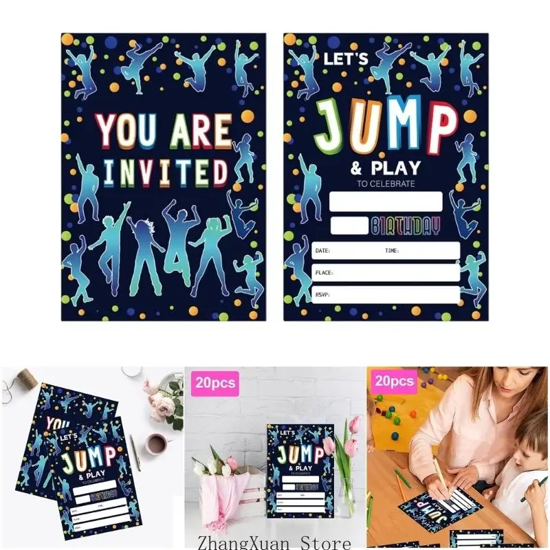 20 Stück/Packung auffällige Geburtstagseinladungen, handgefertigte Neon-Designs, Einladungskarten für unvergessliche Partys, 3 x – Detail 10
