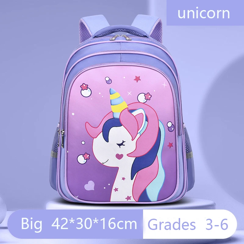 Kid Backpack For Girls,Kids Unicorn Backpack Primary School Bag Children Waterproof Bookbag Cartoon