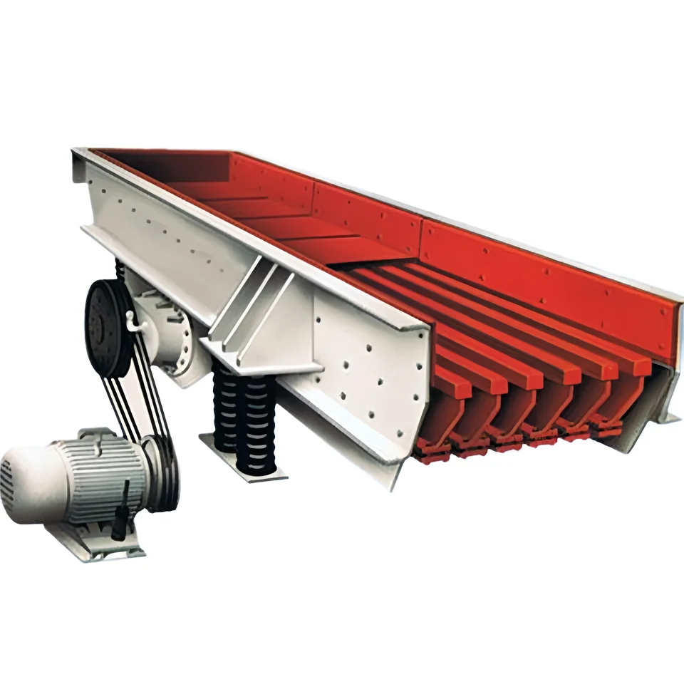 High Performance Mining Quarry Stone Vibrating Feeder, Durable Uniform Feeding Industrial Feeder Equipment