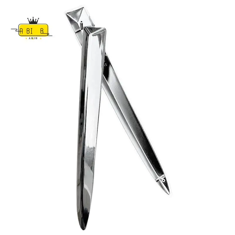 

ABIB-1 пара автомобильных хромированных передних бамперов, верхняя молдинговая полоса, накладка для Fiat 500 2008-2015 735455041 735455042