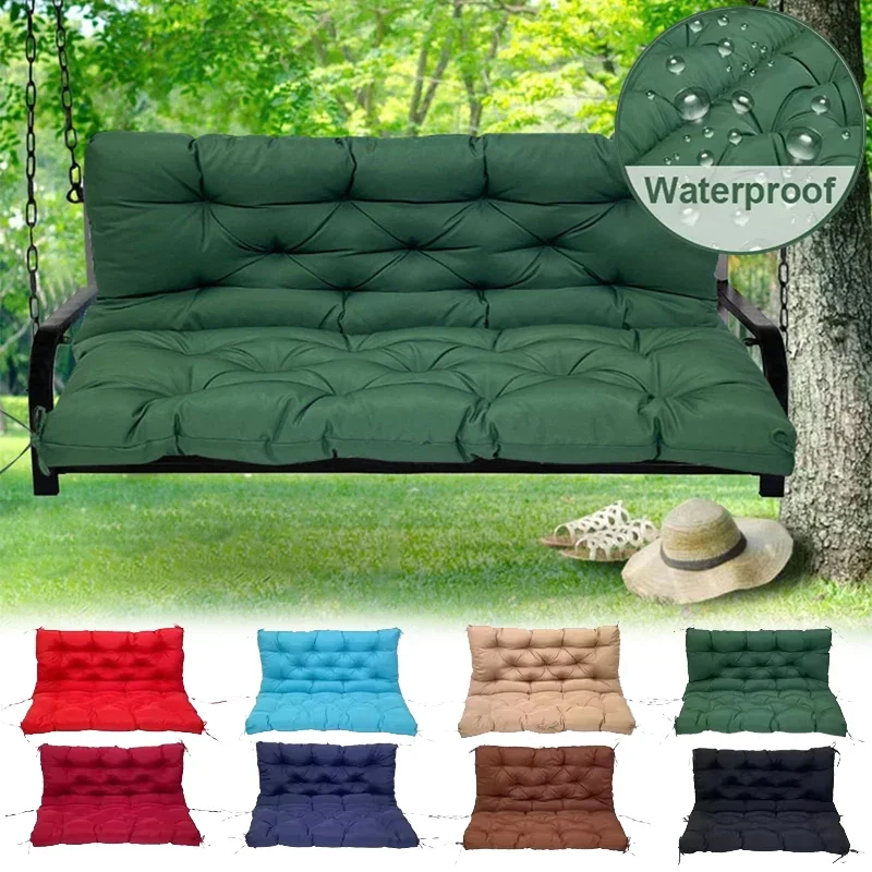 Custom Porch Swing Replacement Seat Cushions 2-3 Seater Bench Cushion for Outdoor Waterproof Garden Recliner Seat Cushions Sofa