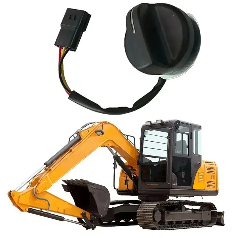 AMEXIAOXU  YN52S00009P1 Fuel Dial Throttle Controller Switch Button For Kobelco Excavator SK200-6 SK200-6E SK210LC SK250LC