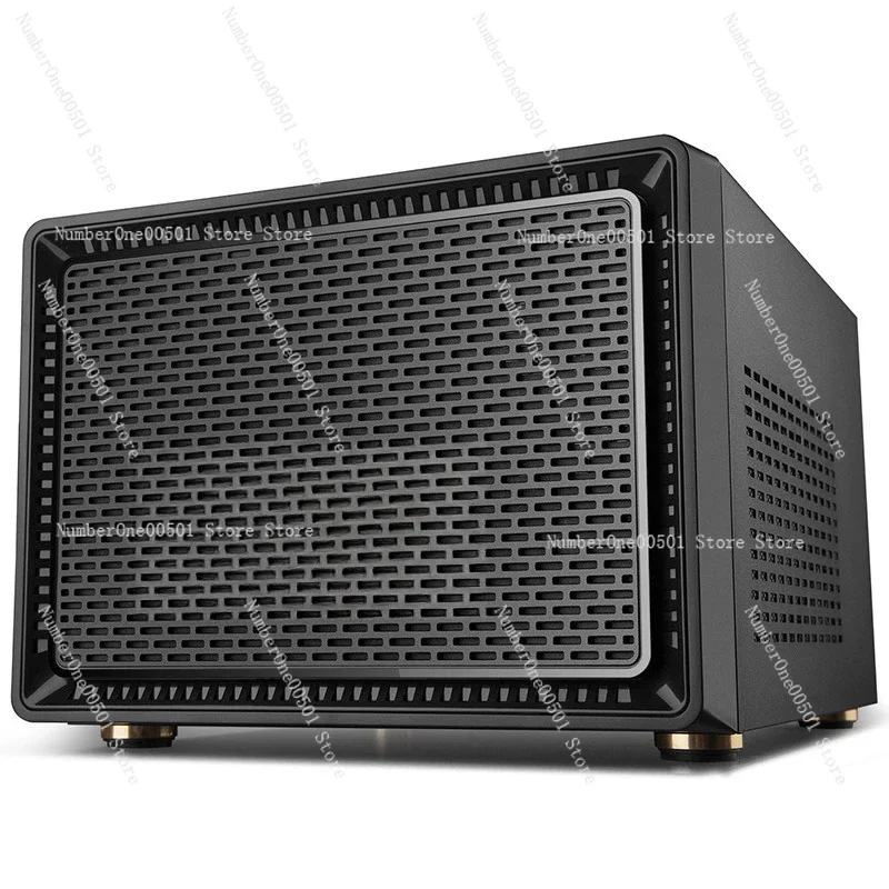 N1  Mini PC Case Desktop Water Cooling Ready Small Form Factor Case Portable Computer Case