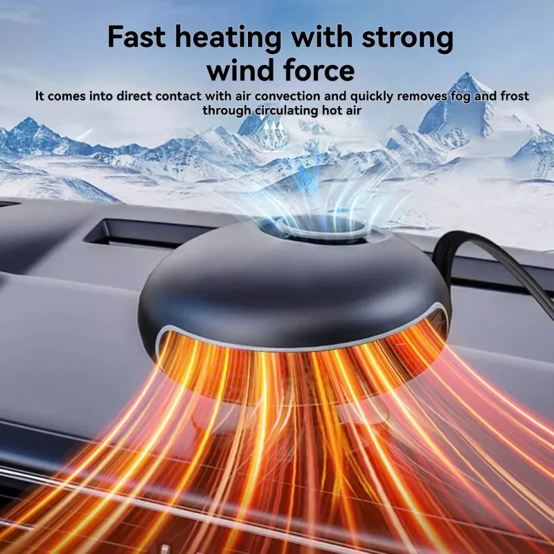 Upgraded For Car Heater Defroster 12V Vehicle Heating Kit Portable For Frost Fog Removal For Car Accessories
