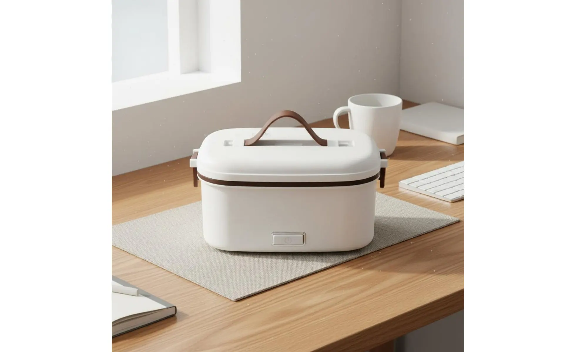 Car Heated Lunch Box Double Use Stainless Steel Heating Lunch Box Portable Food Warmer 3-in-1 Voltage Support Dishwasher Safe