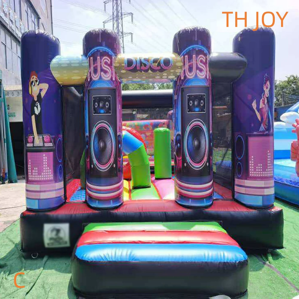 

Быстрый воздушный корабль до двери, музыкальная танцевальная надувная дискотека, надувной замок, лунная прогулка, перемычка на продажу