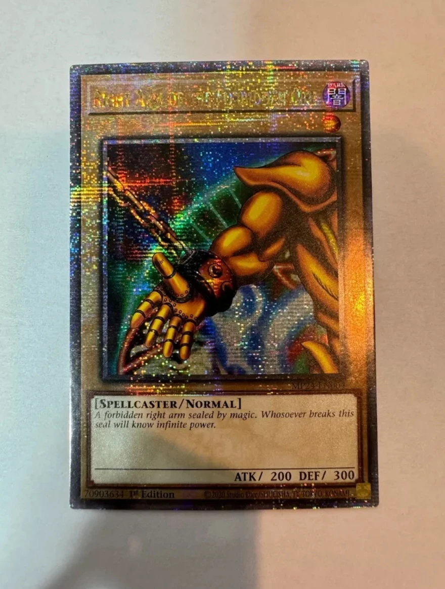 

Yugioh KONAMI MP24-EN004 Right Arm of the Forbidden One 25th Quarter Century Secret English 1st Edition Collection Mint Card