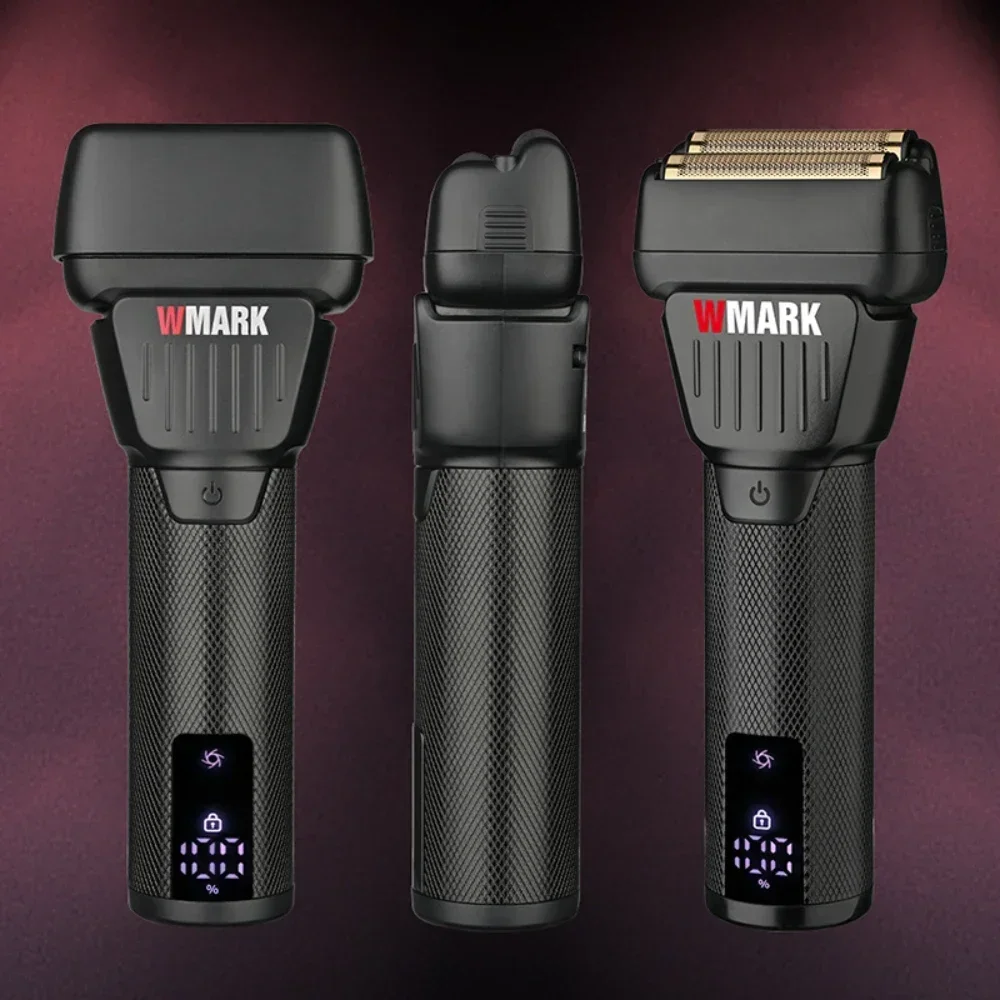 New Professional WMARK NG-7982 High Motor 9000RPM Two-blade Mesh Razor Electric Hair Clipper Shaver for Men Hair Cutting Machine