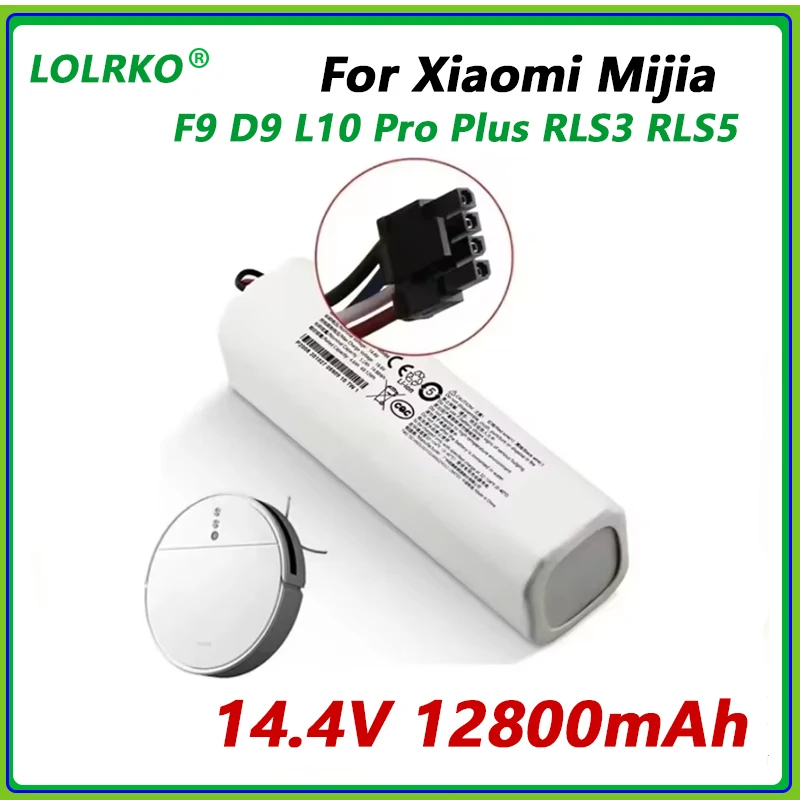 14.4V Replacement Battery P2008-4S2P-MMBK P2150-4S2P-XWDLS For Xiaomi Mijia Vacuum Cleaner 1T Dreame S10 D9 F9 L10Pro L10Plus