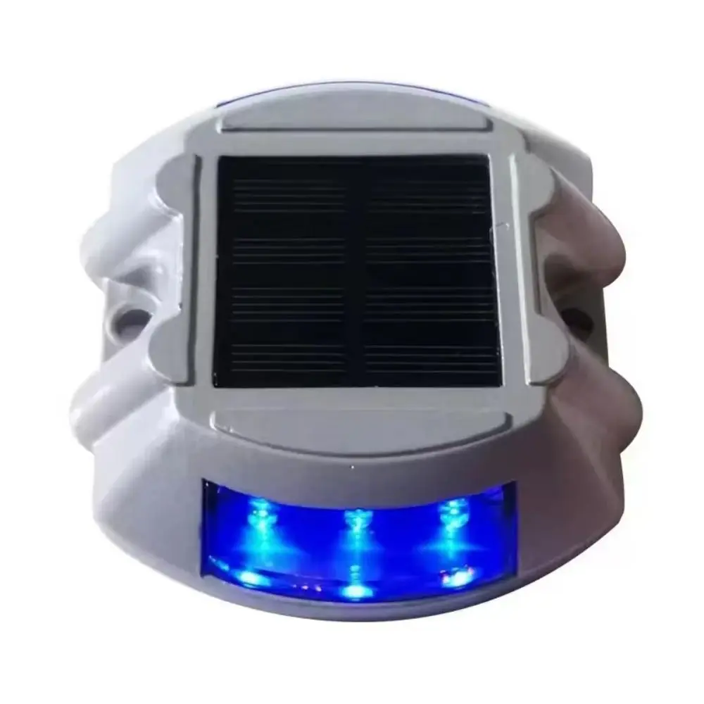 Safety Light Smart Solar Road Stud Reusable Casting Aluminum LED Deck Light Solar Powered High Brightness Driveway Light Stair