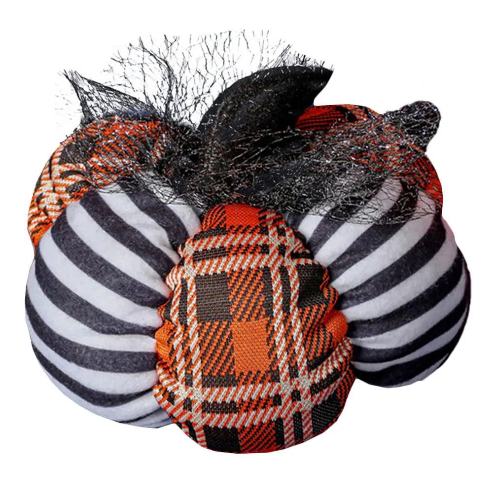 

Cloth Pumpkin Home Decor Decorative Halloween Desktop Ornament Small Lightweight Artificial Pumpkin for Party Festival
