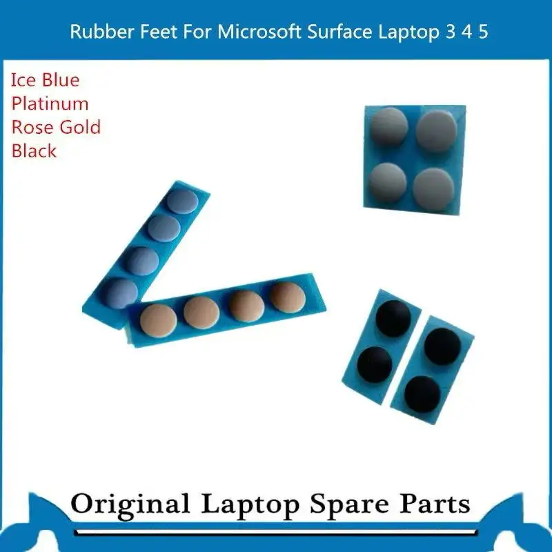New Rubber Feet For Surface Laptop 3 4 5 6 Bottom Case Foot Pad 1872 1868 1952 1867 1950 1958 Ice Blue Black Sliver Gold