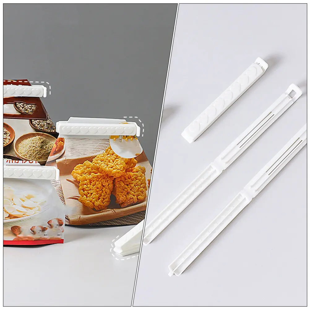 20Pcs Food Bag Clips PP Sealing Clip Strong Grip Snack Sealing Clips Kitchen Fresh Preservation Clamp Food Storage Clamp