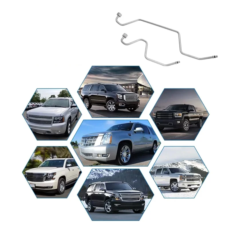

Steering Rack & Pinion Transfer Line Hard Line 15254059 15254058 For GMC Tahoe 2008-2014
