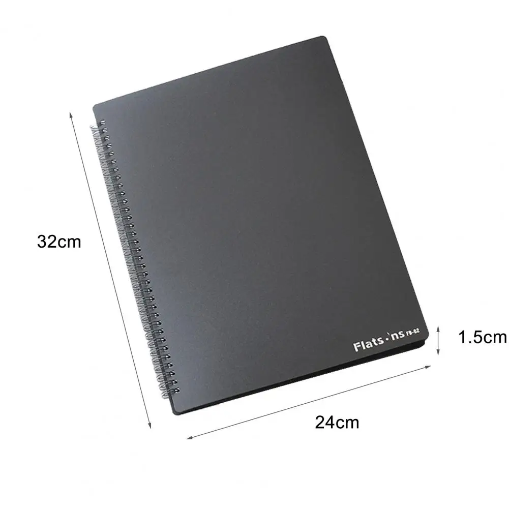 24*32cm A4 Band Folder 4-Sided Spread 40 Sheets Piano Music Score Holder Document File Organizer Folder 40 Pockets For Home