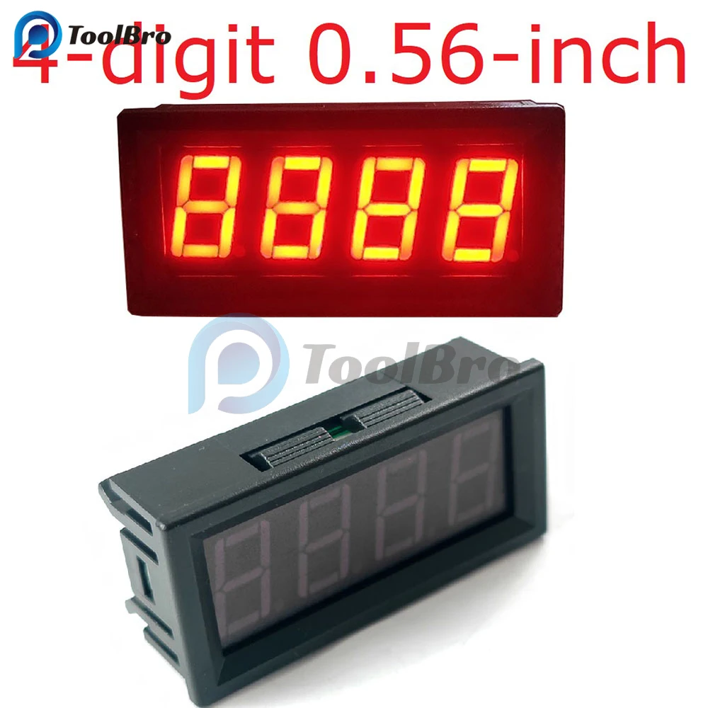 RS485 ModBus RTU 0.36 0.56 inch 4 Bit 6 Bit Numbers English Characters LED Digital Display Module Panel for PLC DC 5V 12V 24V