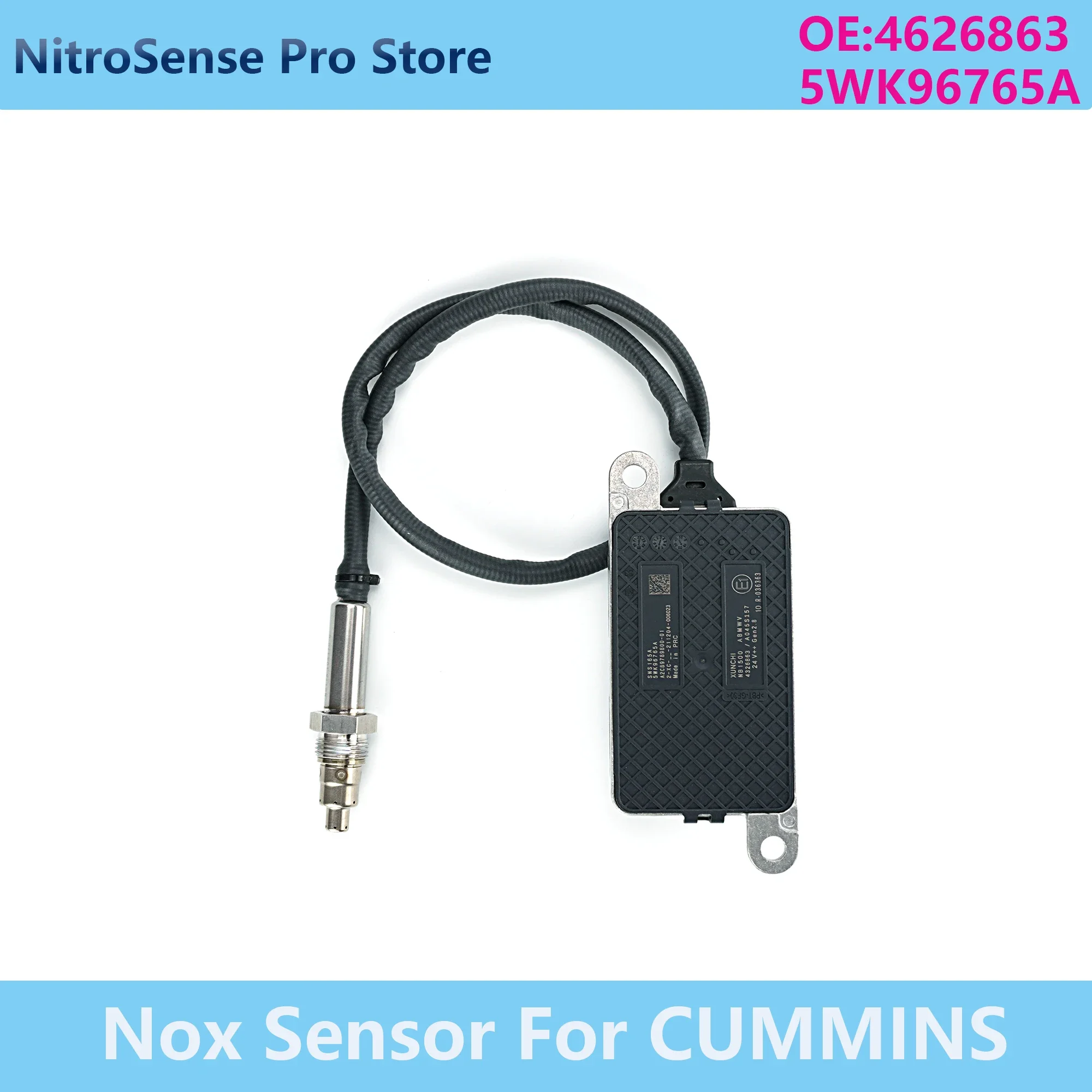 

5WK96765A 4326863 5WK9 6765A High Quality Nitrogen Oxide Sensor for Cummins Truck Engine