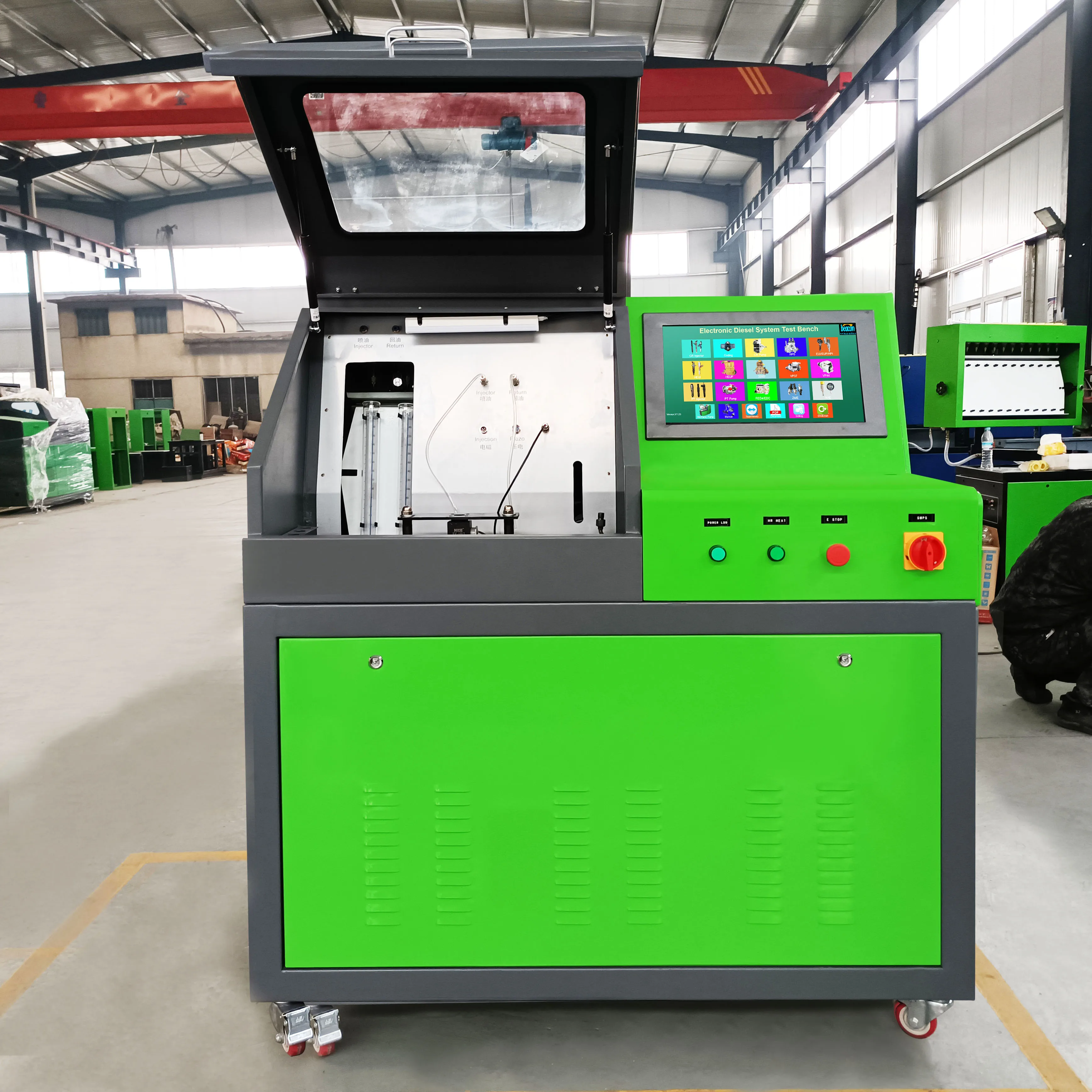 Common Rail Injector Tester Crs5000 Common Rail Electronic diesel Fuel Injector Testing Bench Stand NTS200 EPS205