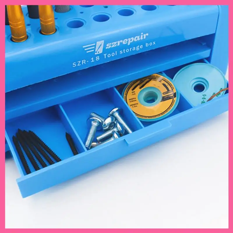 

SZR-18 Storage Box Screwdriver Parts Tool Multifunctional Storage Box Is Suitable For Mobile Phone Repair Tool Parts 1 PCS