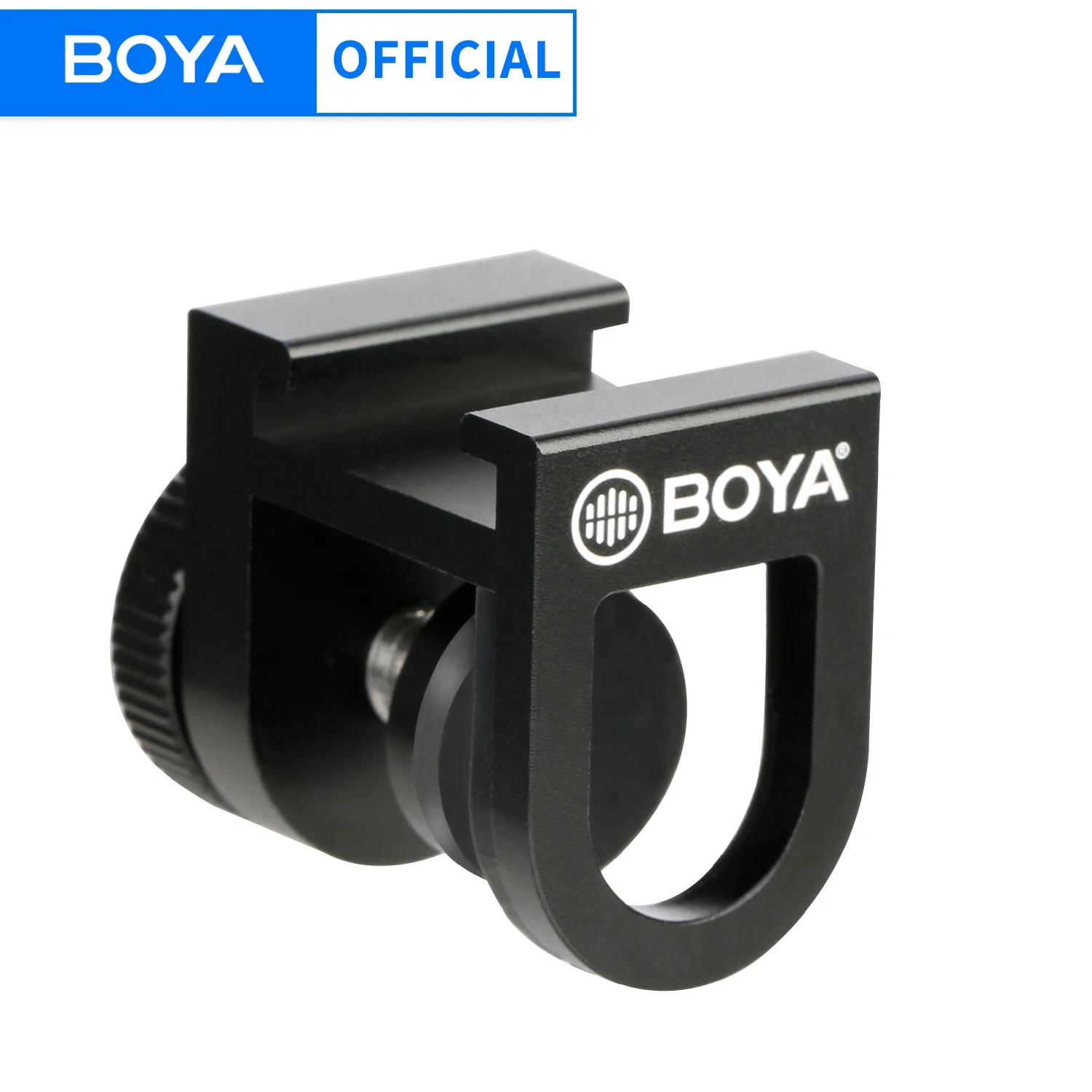 

BOYA BY-C12 Universal Smartphone Cold Shoe Bracket Microphone Mounting Adapter Holder Aluminum Alloy for Cellphone Vlog Live