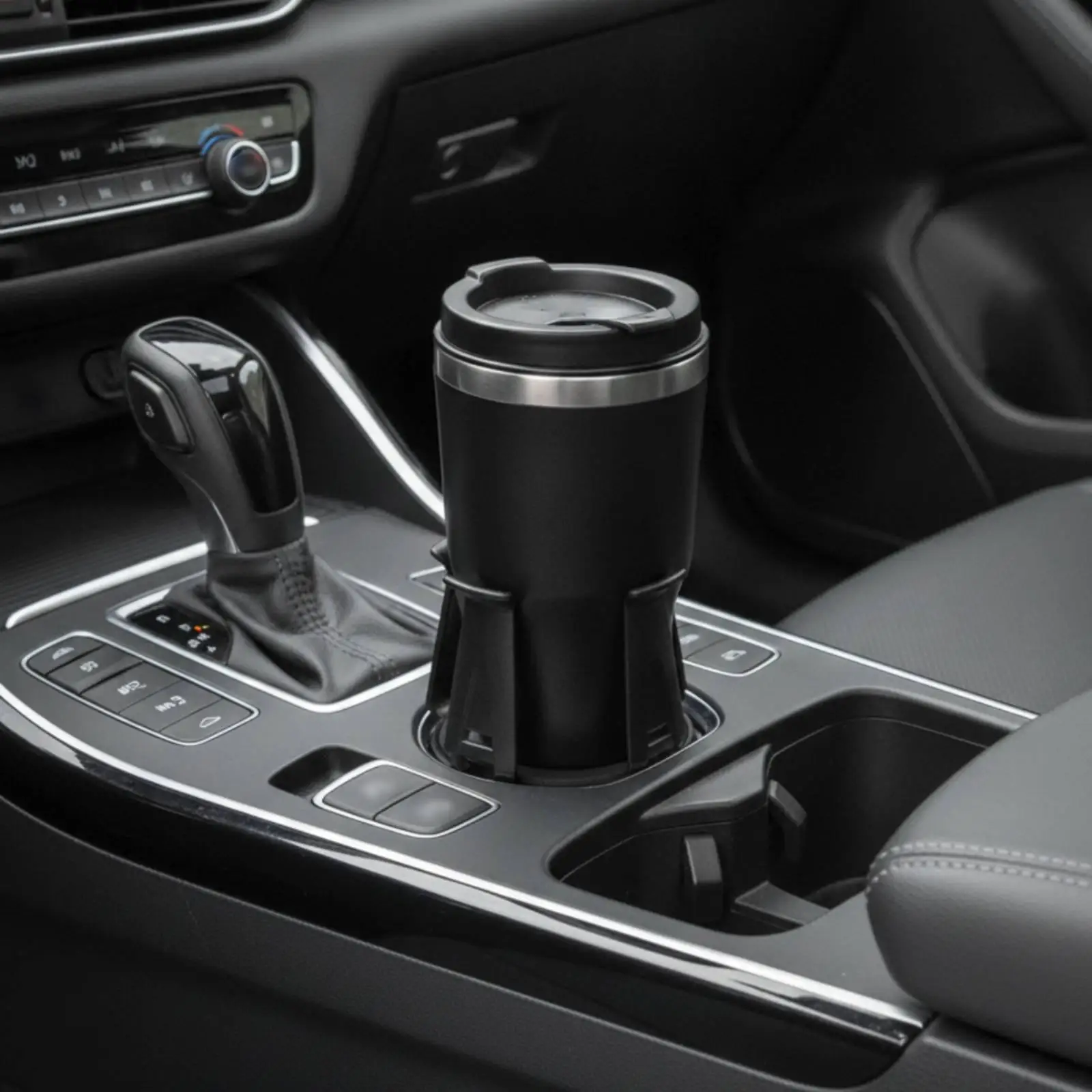 Car Cup Holder Limiter Anti-Bump Cup Holder Limiter with Flexible Arms