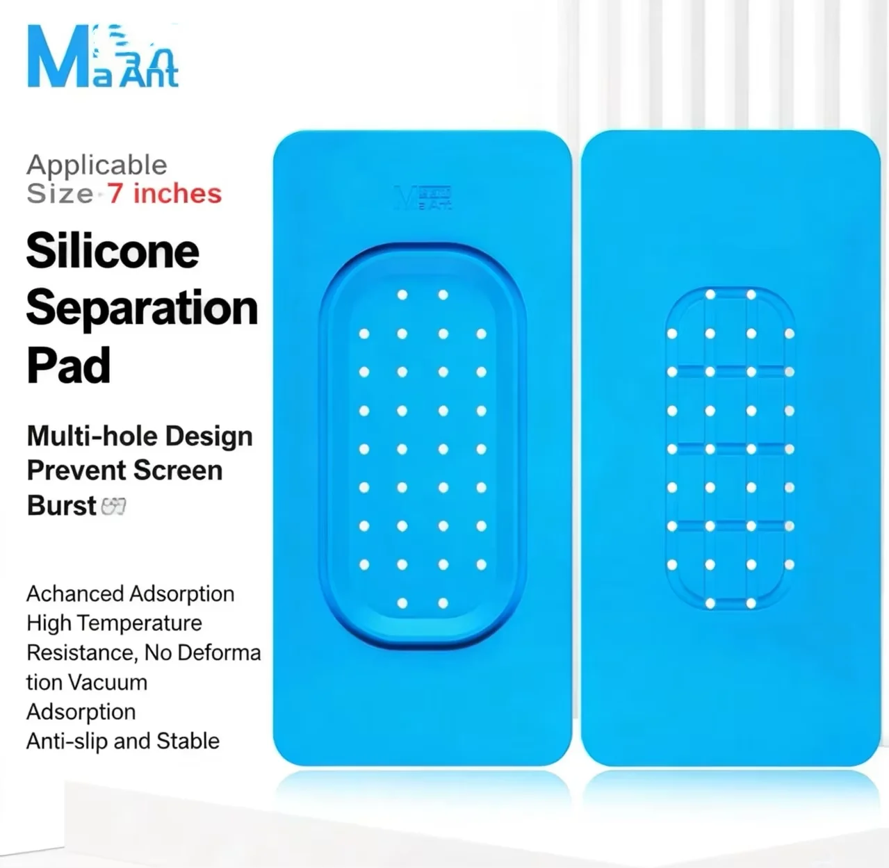 Super Suction Silicone Separator Pad High Temperature Resistant Non-slip Adsorption Mat Universal for 7 Inches Separator Machine