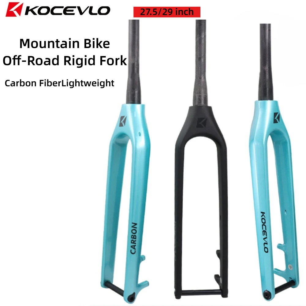

Kocevlo вилка для горного велосипеда из углеродного волокна, сквозная ось 15*110 мм, жесткая вилка для бездорожья, дисковый тормоз, внутренняя конструкция маршрутизации троса