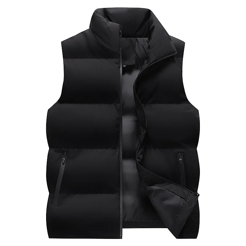 Gilet en coton pour hommes, version coréenne décontractée, tendance, slim, beau, pour jeunes, manteau chaud, nouvelle collection automne et hiver 2023