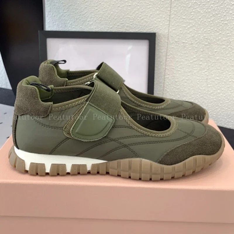 

Новая женская повседневная обувь, кроссовки, высокое качество, замшевые туфли на плоской подошве на липучке, размер 35–41, дышащие спортивные прогулочные кроссовки