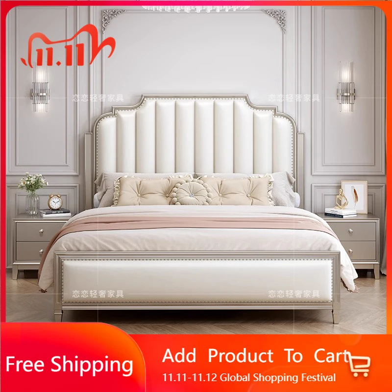 

Girls Design Massage Bed Bedroom Wooden Castle European Bed Princess Sleeping Safe Frame Letto Matrimoniale Trendy Furniture